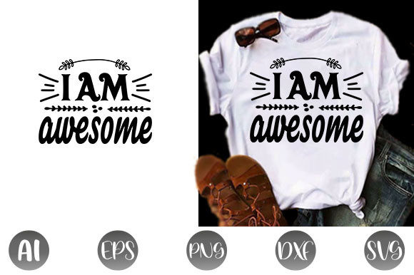 Autism Quote Design, I Am Awesome Review for Real Embroidery Projects