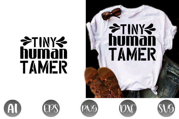 Baby Quote Design Tiny Human Tamer Review