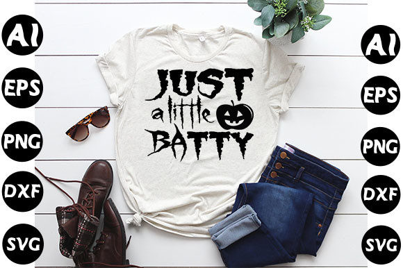 Halloween Quote Design, Just a Little
