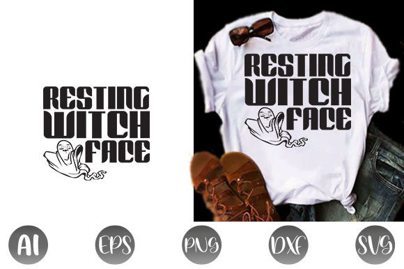 Halloween Quote Design, Resting Witch Face Review
