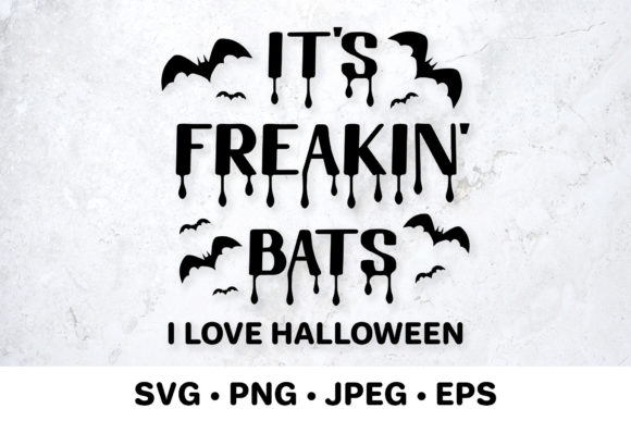 Its Freakin Bats. I Love Halloween. Embroidery Design Review